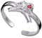 Bungo Stray Dog Ring Cosplay Prop Zubehör, Atsushi Dazai Fanzine Ringe Anime Vintage Open Ring Für Fans Geschenk Dekoration (A)