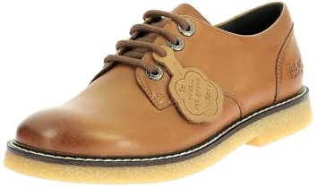 Kickers Kick Larra, Oxford Plano Mujer, marrón Claro, 38 EU