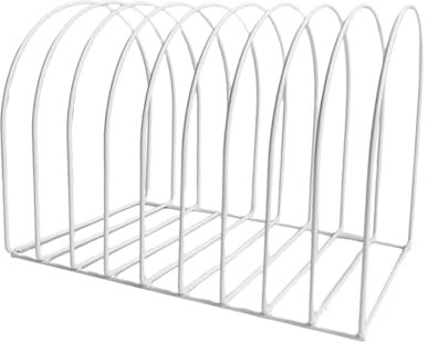 Dualoai Espositore per Cappelli di Lana, Porta Cuffie Da Nuoto, Porta Cappelli Da Tavolo Decorativo, Porta Cappelli Lavorato a Maglia per La Decorazione Del G, 10 Griglia Bianca