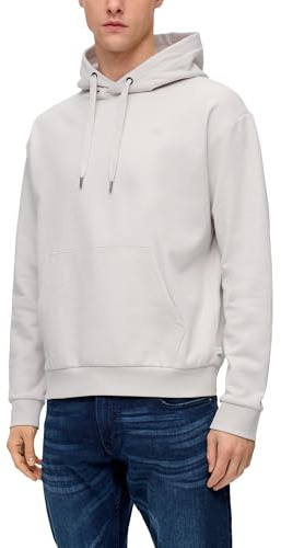 QS Kapuzen-Sweatshirt mit Logostickerei