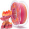 ZIRO Matt Multicolor PLA Filament 1.75mm, Schneller Farbwechsel Matte 3D Drucker Filament, 1kg Spule für Die Meisten FDM 3D-Drucker, Maßgenauigkeit +/-0.03mm, Pfirsich Sonnenaufgang