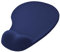 OcioDual Mauspad mit gelkissen Handgelenkauflage, Ergonomische Mousepad mit Handauflage, Mauspad Dunkelblau Mouse Pad Weicher Stoff mit Rutschfester Gummibasis für Laser und Optische Mäuse