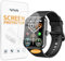 FRGNIE Protecteur d'écran compatible avec Blackview Smartwatch 1,85 (6 pièces) HD flexible TPU Compatible avec IOWODO R30 Pro, R50 Montre intelligente 1,85 pouces