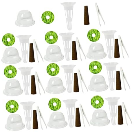 Sosoport Di Coltivazione Set Giardinaggio Indoor Cestini di Supporto Robusti per Una Crescita Sana