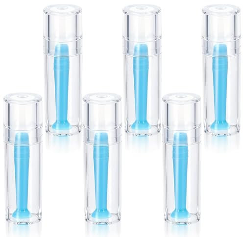 GEDRACKPMYN 6 Pezzi Strumento per la rimozione delle Lenti a Contatto dure, inseritore per Lenti a Ventosa a stantuffo, rimozione delle Lenti a Contatto in Gomma siliconica con Ventosa