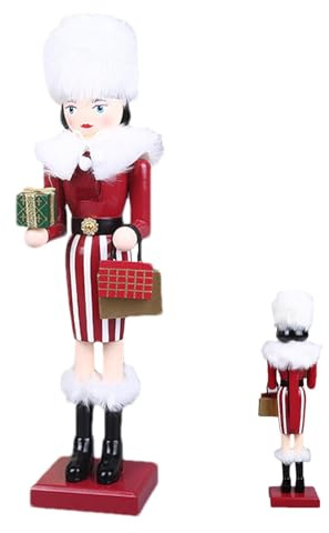 Moneda Maestra del Cascanueces para Mujer - Estatua De Navidad Tradicional De Cascanueces, Adorno De Cascanueces | Figuras De Cascanueces De Madera, Marionetas, Decoración De Mesa De Navidad