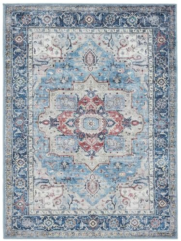 RugVista Georgia Oriental Teppich - Blau/Mehrfarbig Teppich 300x400 Orientteppich