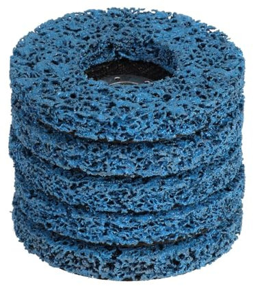 Strip Discs Stripping Wheel 115mm 4.5inch Paint Remover Discs Wheel Paint Removal Disc Rust Removal Cleaner Grinding Wheel for Angle Grinder Clean Remove Paint Coating Rust (Blue 5PCS)