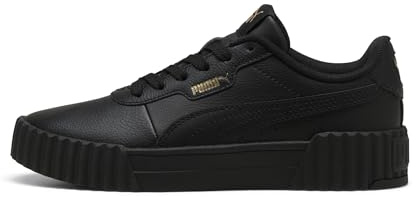 Puma Carina 3.0 Jr Damen-Stiefelette, Schwarz/goldfarben, Schwarz/Schiere Freude, 36/36.5 EU