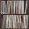 Brown Bookshelf LP Multicolor Wallpaper Old Music Retro Vinyl Realistic Record Covers Paste The Wall Wallpaper Roll Decoration DIY Wall Paper Kitchen Living Room Bathroom Bedroom Home Decor