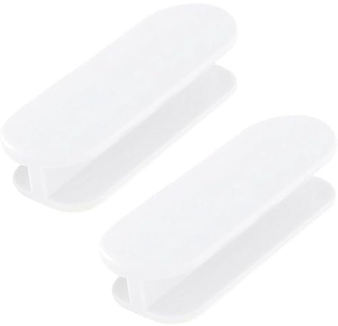 Polartreehome 2er-Pack selbstklebende Türgriffe, ohne Bohren Kunststoff Balkontür außen, mühelose Möbelgriffe für Fenster, Glastüren, Schubladen, Terrasse, Schrank, weiß