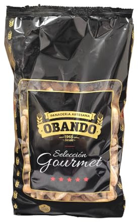 Picos Camperos de Utrera, Sevilla - Seleccion Gourmet Con Masa Madre | Obando - Panaderia Artesana, 500 Gr Bolsa - Picos Gourmet Rusticos, Piquitos Artesanos