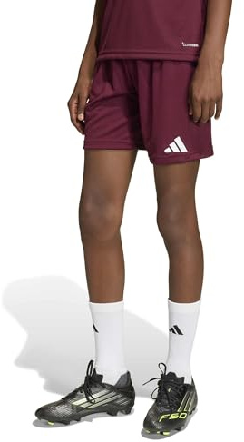 adidas Unisex Kinder Entrada26 Kids Shorts, Team Maroon 2/White, 11-12 Years