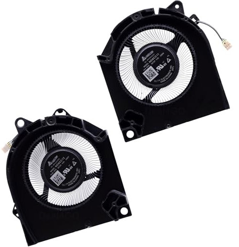 Deal4GO 12V CPU & GPU Graphics Cooling Fan kit Replacement for Dell G15 5530 G16 7630 2023 with RTX 4050 4060 4070