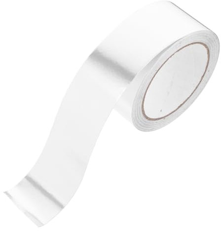 Cabilock Selbstklebender Dichtungsstreifen aus Aluminiumfolie Breit Hochtemperaturbeständig für Badezimmer Küchen Schützt vor Schimmel Wasser