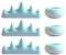 OATIPHO 1Set Nail Pen Washing Cups Nail Brush Cup with Stand for Easy Cleaning Mixing for Professionals Nail Salons and Home Use for Manicurists