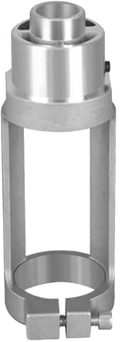 Adaptador de broca para orificios cuadrados, soporte de fijación de taladro para orificios cuadrados de aleación de aluminio de 19 mm de diámetro para portabrocas de 38 a 43 mm