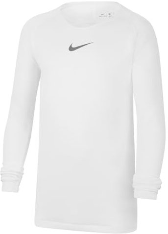 Nike Unisex Kinder Y Nk Df Park 1stlyr Jsy Longsleeve, White/Cool Grey, 12-13 Jahre EU