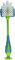 Nuby 2 in 1 Bottle and Nipple Cleaning Brush with Suction Base, (Colors May Vary)