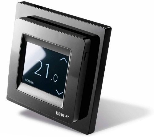 Devireg Touch Schwarz - der beliebte Touchscreen-Thermostat in schwarzer Ausführung