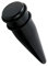 Fly Style Piercing Ohr Expander aus Acryl - Dehnstab Dehnstift Dehnungsstab Dehnungsstift Dehnsichel, Grösse:8 mm, Farbwahl:schwarz