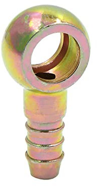sourcing map 8mm ID Schlauchkupplung 12mm Hohlschraube Bremsleitung Adapter für Motorrad Auto