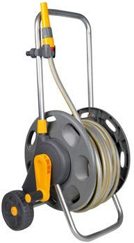 Hozelock 45m Hose Cart with 40m hose Yellow/Grey