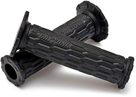 Daytona 88569 Motorrad Griffgummi Set GGD-AMI, 7/8“ (22,2mm), 125mm, offenes Ende, schwarz
