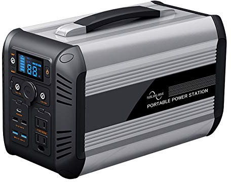 SSCYHT 615Wh Mobiler Energiespeicher USB Typ-C 500W Wechselstrom 12V 5A Gleichstromsteckdose Notstromversorgung für zu Hause Schnelllade Powerbank Außenbereich Camping Laden