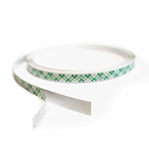 INVISIBLE Cable plano de 8 mm, 3 V – 24 V, 2 pines, 1 metro, cable de conexión LED blanco, autoadhesivo, venta por metro, DIY