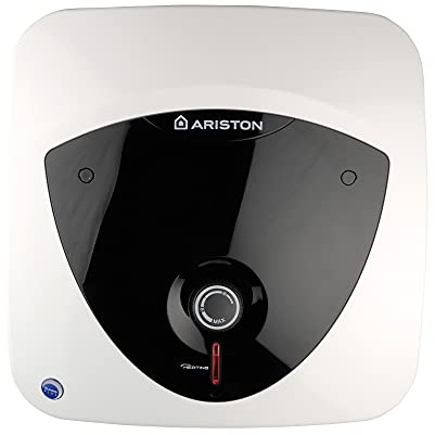 Ariston ANDRIS LUX 6 L Undersink Electric Water Heater 1.5kW, Compact Size, Best Comfort, Mechanical Dial, Titanium Enamelled Tank. Manufactured to be installed in UK – 3626292, White