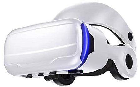 LAHappy VR Headset VR Goggles, Virtual Reality Headset, 3D Glasses, Built-in Stereo Headphones, for 3D VR Movies Video Games Compatible with iPhone/Android Phones in Screen 4.7-6.0 inches