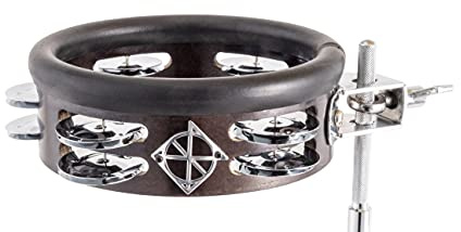 Dixon 6 Tambourine, Little Roomer - Black Coal Finish (PDML26BKC)