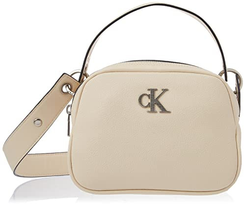 Calvin Klein Jeans Damen Texture Camera BAG20 K60K609779 Crossovers, Beige (Tuscan Beige)