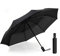 Newsight Travel Folding Umbrella, Strong 8 Ribs Reinforced Windproof Rain Umbrella, Strong Durable Umbrella Compact Portable Umbrella, Auto Open/Close Lightweight Umbrella, Black