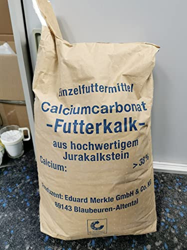 HaGaFe Merkle Futterkalk Einzelfuttermittel 25 kg aus hochwertigem Jurakalkstein mit 38% Calcium