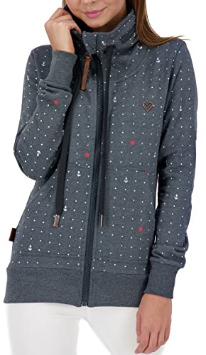 ALIFE AND KICKIN VivianAK B Sweatjacket Damen Sweatjacke, Jacke marine XS