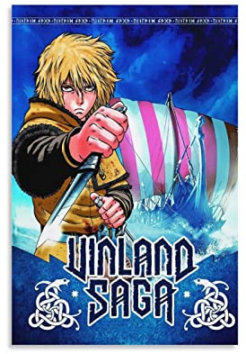 COAC Anime-Vinland-Saga-Poster, Thorfinn, Leinwand-Kunst-Poster und Wandkunst, Bilddruck, modernes Familienschlafzimmer, Dekor-Poster, 08x12in / 20 x 30 cm