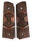 US Engraved Wooden Colt Grips - Thors Hammer - Type 1