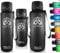 MIGHTY PEAKS XXL 2l Sport-Trinkflasche 2 liter auslaufsicher Trinkflasche Fitnessflasche Gymflasche Workout Water Bottle Jug Gym Water Bottle Wasserflasche-2l Fitness Outdoor, Wandern Schwarz