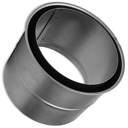 Sendeo Wandfutter SENDEO | doppelwandig | blank | Länge 11,5 cm (Ø 150mm)