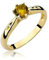Damen Ring 585 14k Gold Gelbgold echt Citrin Edelstein Diamanten Brillanten