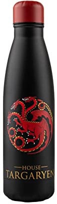 Cinereplicas Game of Thrones - Gourde Isotherme 500ml Acier Inoxidable - Licence Officielle (Targaryen)