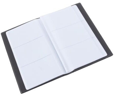 HAPINARY Porta Biglietti Da Visita 240 Scomparti Organizer Per Documenti Copertina Rigida Porta Professionale