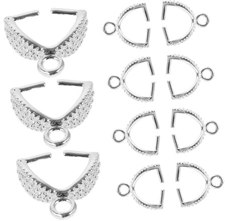 SEWACC Schmuckherstellung Charms Connector Pinch Clip Verschluss Bail Für Projekte