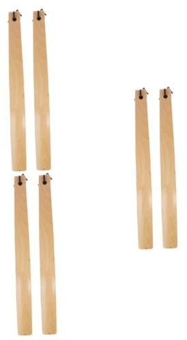 TENDYCOCO 6 Pcs Shoehorn Shoes Hole Shoe Slider Helper Antique Shoe Horn Shoe Horn Handle for Seniors Large Shoe Horn Shoe Horn Long Shoe Horn Stretcher Shoe Lifter Tool Horns Wooden Clogs