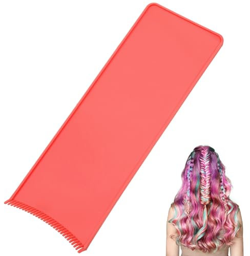 Strähnenbrett Orange Farbe Balayage Board, Highlighterbrett, Professionelle Highlighting Paddle Balayage-Brett, Färbebrett für Friseurladen Friseur Salon Friseur Haarfärbemittel
