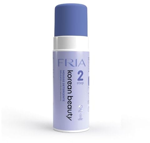 Fria Korean Beauty Mousse Detergente, Deterge in Profondità, Testata su Occhi e Pelli Sensibili, Delicata sulla Pelle, Confezione da 150ml