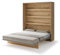 Friderik Bed Concept BC-013 Wandklappbett Vertikales Schrankbett ohne Matratze, 180x200 cm (Artisan-Eiche)