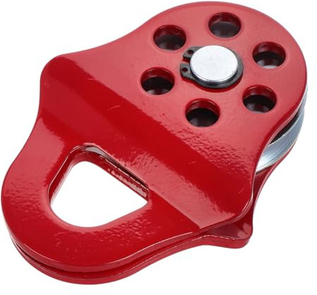 Amosfun Offroad Seilwinden Umlenkrolle Hohe Tragfähigkeit aus Legiertem Stahl 9mm Seildurchmesser für Synthetisches Seil für Lkw und Utv